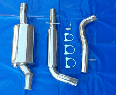 Edelstahl Auspuffanlage Audi TT 8N Gruppe A 63,5