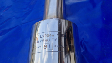 Vorschalldämpfer Gruppe A 60 Edelstahl mit E-Nr
