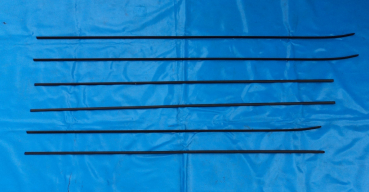 Preview: VW Caddy 1 14D Seitenleisten/Zierleisten schwarz