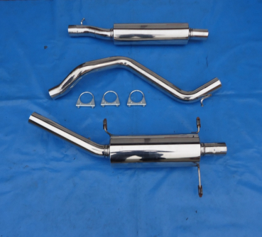 Edelstahl Auspuffanlage VW Golf 1 Cabrio GM 1x60