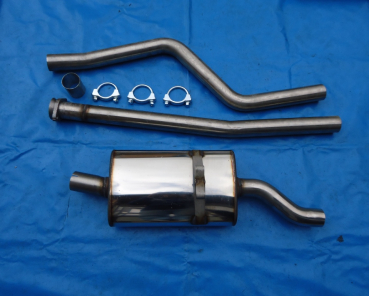 Powersprint VW Polo 3 Vorderrohr+ Endschalldämpfer S-60