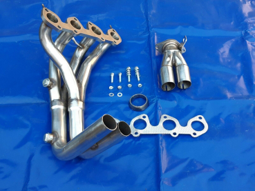 Preview: Fächerkrümmer Peugeot 206 8v Edelstahl 1.6 + 1.4