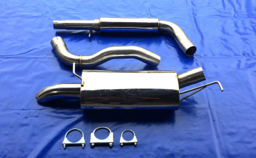 Edelstahl Auspuffanlage VW Golf 4 Variant 3 Zoll (76 mm) Diesellook Friedrich Motorsport