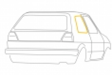 Seitenscheibendichtung rechts ohne Nut VW Golf 2