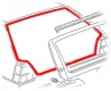 Heckklappendichtung VW Golf 2