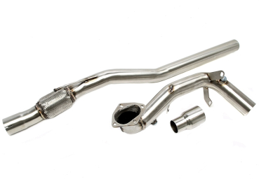 Downpipe mit Flexrohr passend für Audi A1 Typ 8X / Seat Ibiza Typ 6J / Skoda Fabia Typ 5J / VW Polo Typ 6R