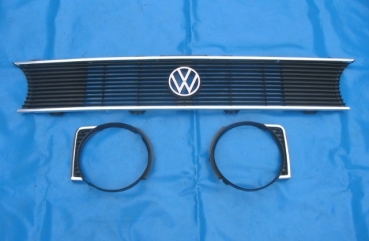 Chromgrill VW Jetta 1 mit Emblem