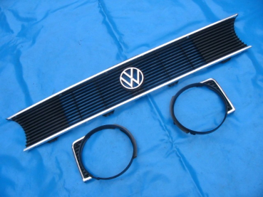 Chromgrill VW Caddy 1 mit Emblem