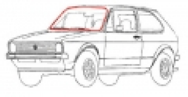 Frontscheibendichtung VW Golf 2 ohne Nut