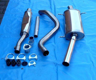 GR A Anlage Golf 1 Cabrio mit 70 mm Endrohr scharf