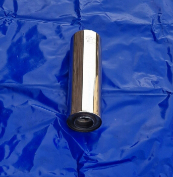universal Schalldämpfer Edelstahl 350 mm lang mit E-Nummer