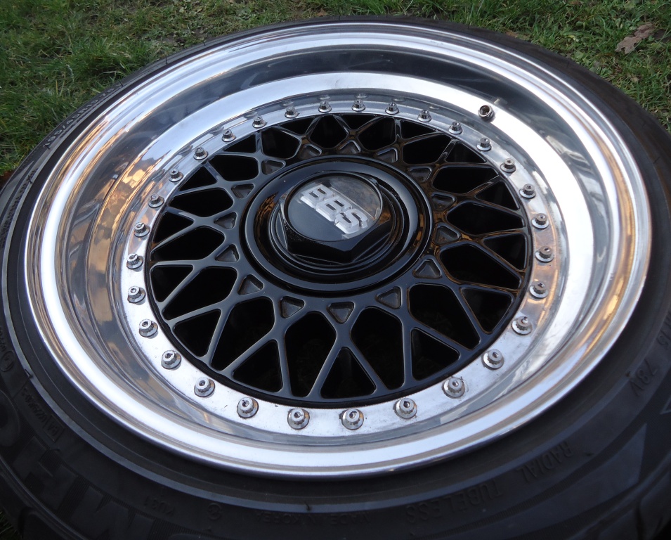 GMCarSolution 15 Zoll BBS Außenbett Alu poliert 2,0