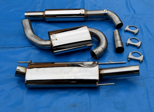3 Zoll (76mm) Edelstahl Anlage VW Golf 3   1x76 Friedrich Motorsport
