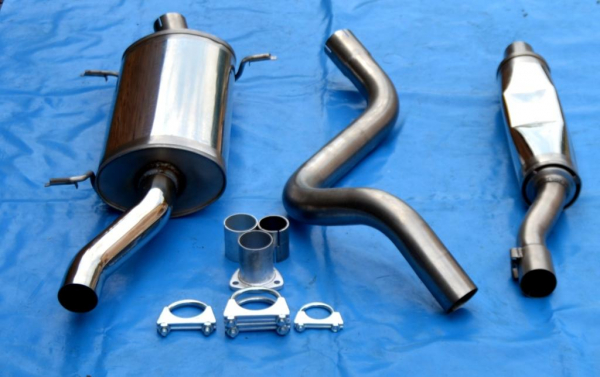 Edelstahl Auspuffanlage VW Scirocco 1 (53) 1x60mm S Rohr