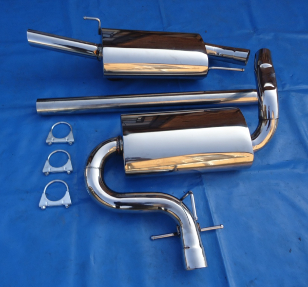 Edelstahl Auspuffanlage VW Corrado 2.0 1x60 GM