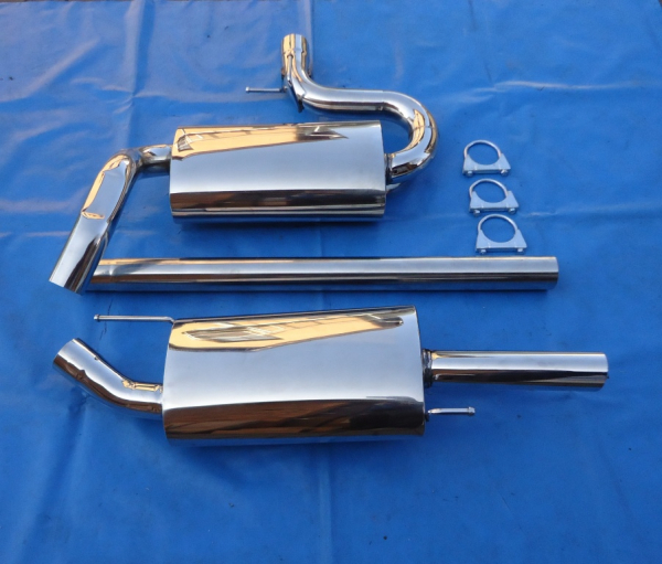 Edelstahl Auspuffanlage VW Corrado 2.0 1x60 GM