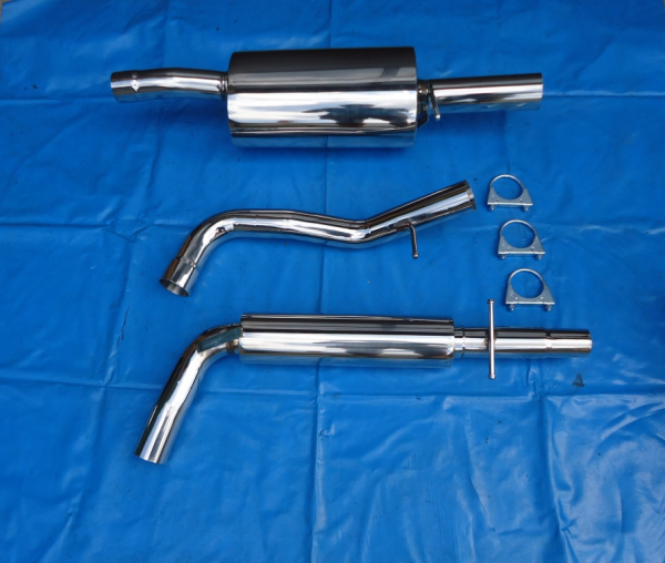 Edelstahl Auspuffanlage VW New Beetle  1x70 GM