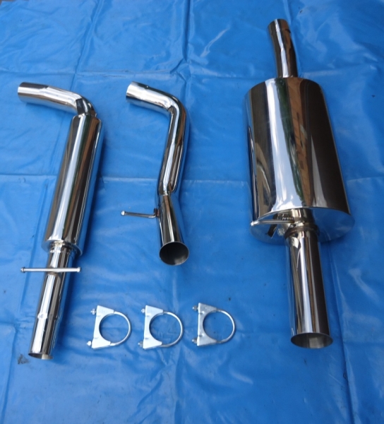 Edelstahl Auspuffanlage VW New Beetle  1x70 GM