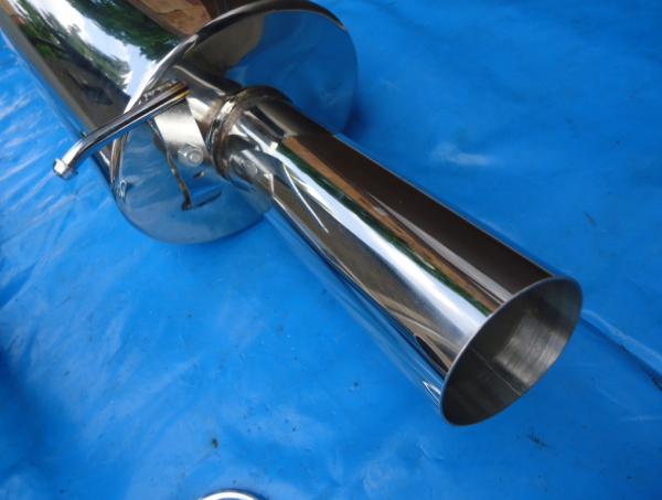Edelstahl Auspuffanlage Audi A3 8L 1x76 GM