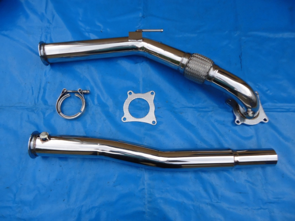 Downpipe Edelstahl ohne Kat Audi TT und Roadstar