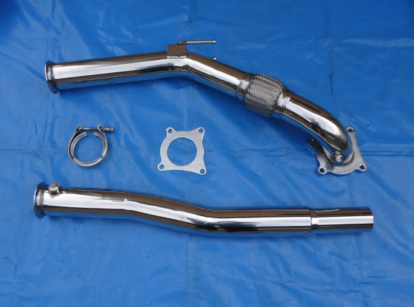 Downpipe Edelstahl ohne Kat Audi TT und Roadstar