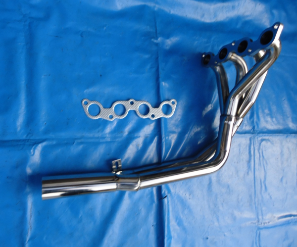 Edelstahl Fächerkrümmer Audi 50  60 mm Anschluss