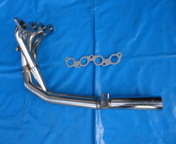 Edelstahl Fächerkrümmer Audi 50  60 mm Anschluss