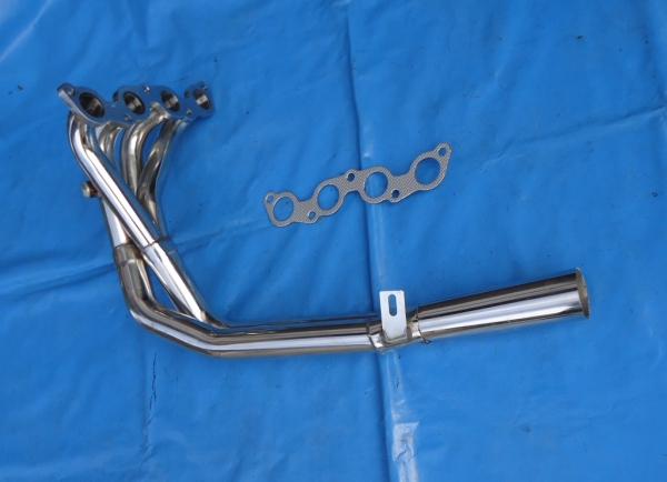 Edelstahl Fächerkrümmer VW Polo 3  60 mm Anschluss