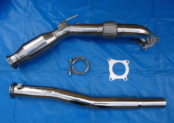 Downpipe Edelstahl mit Kat Audi TT u Roadstar