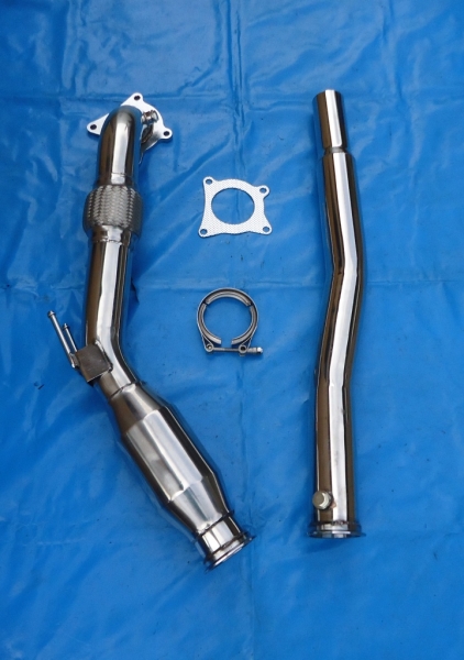 Downpipe Edelstahl mit Kat VW Golf 5