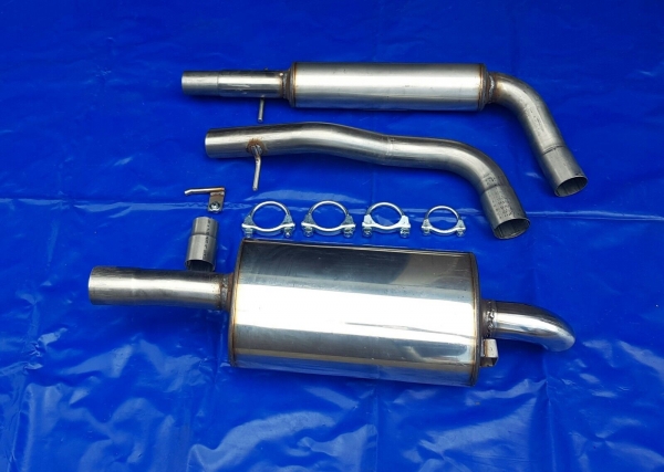 Edelstahl Auspuffanlage von Novus im Diesellook 1x60