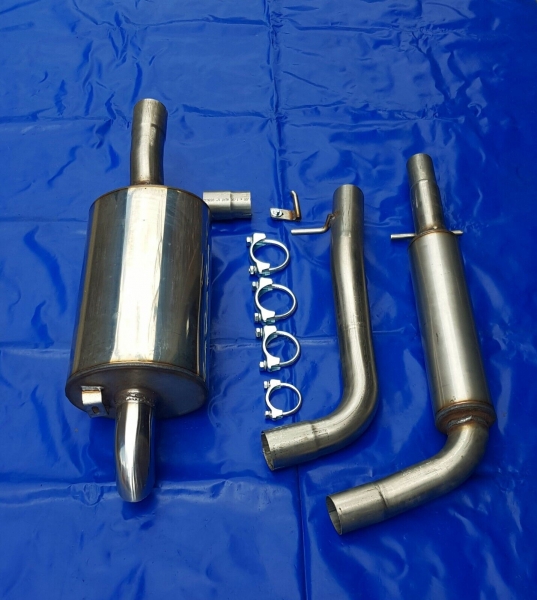 Edelstahl Auspuffanlage von Novus im Diesellook 1x60