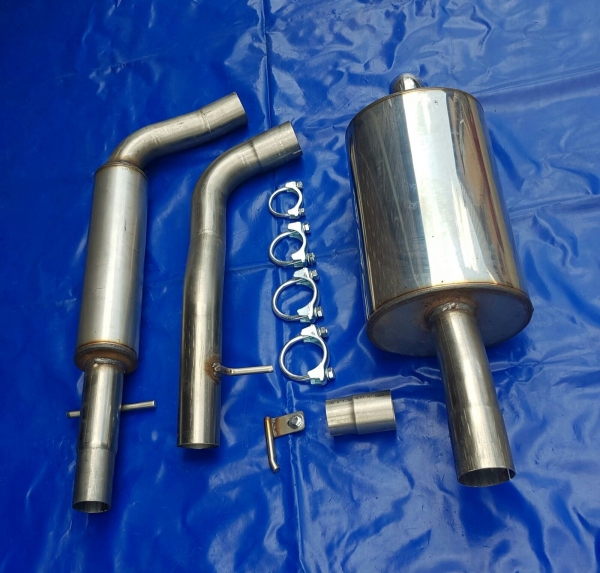 Edelstahl Auspuffanlage von Novus im Diesellook 1x60