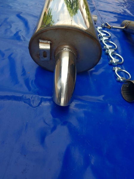 Edelstahl Auspuffanlage von Novus im Diesellook 1x60