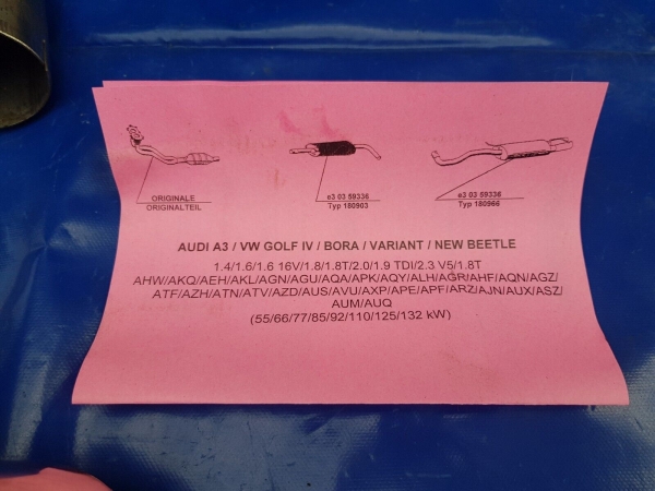 Edelstahl Auspuffanlage von Novus im Diesellook 1x60
