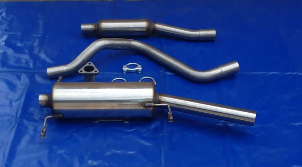 Edelstahl Auspuffanlage VW Scirocco 2 (53b) Novus 55er mit 1x60