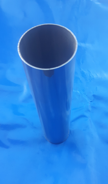 Endrohr Edelstahl poliert 1x63 ca 27 cm lang