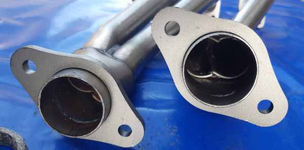 Edelstahl Fächerkrümmer VW  Corrado 16v Powersprint