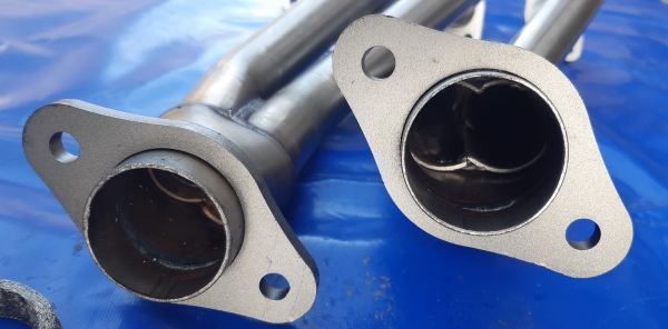 Edelstahl Fächerkrümmer VW Golf 3  16v Powersprint