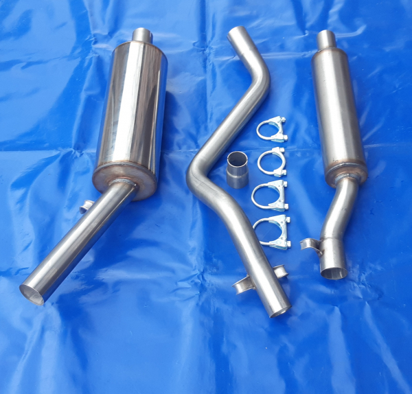 55 mm Edelstahl Auspuffanlage VW Golf 1 / Scirocco 1    1x60