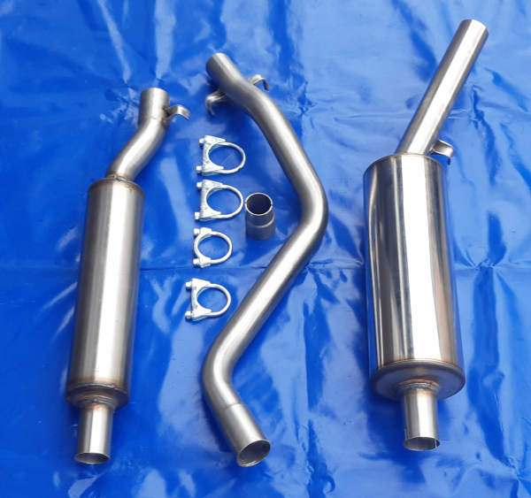 55 mm Edelstahl Auspuffanlage VW Golf 1 / Scirocco 1    1x60