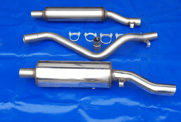 55 mm Edelstahl Auspuffanlage VW Golf 1 S-60