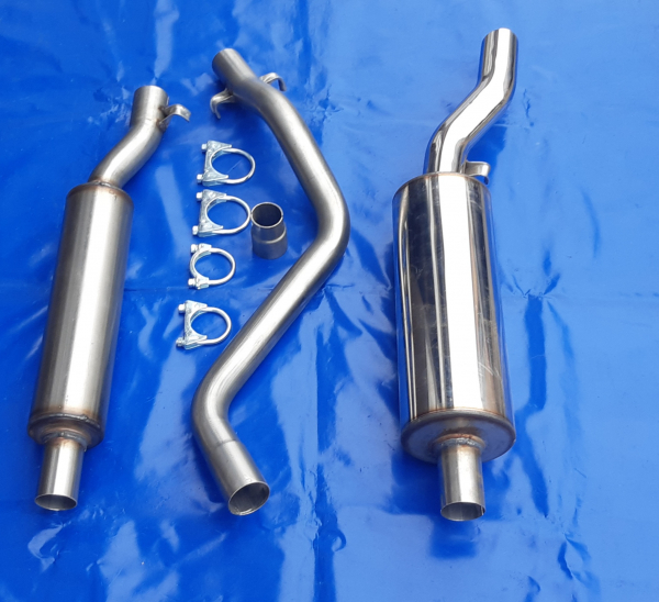 55 mm Edelstahl Auspuffanlage VW Golf 1 S-60