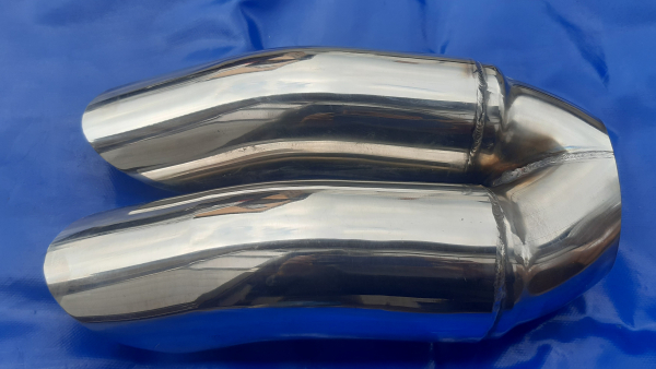 Endrohr im Diesellook (Doppelrohr)