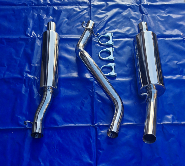 Edelstahl Auspuffanlage VW Scirocco 1 (53) mit VSD