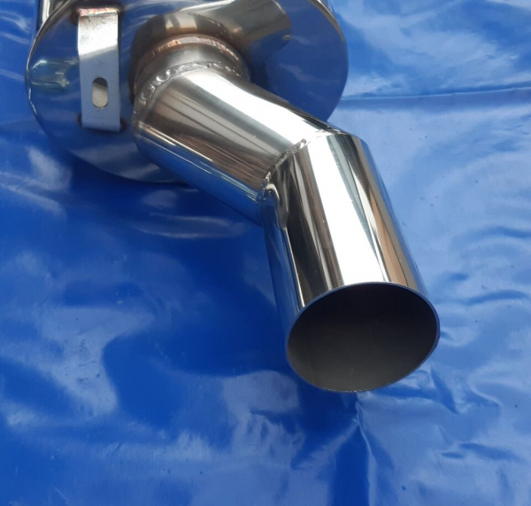 Edelstahl Auspuffanlage Audi TT 8N 3 Zoll 76 mm