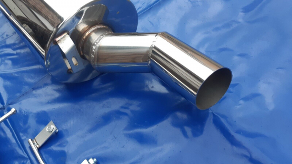 Edelstahl Auspuffanlage Audi TT 8N 3 Zoll 76 mm
