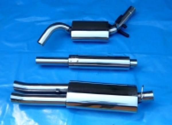 VW Golf 3 Variant Edelstahlanlage 2x76 DTM