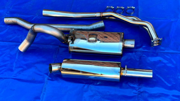 Edelstahl Auspuffanlage Opel Kadett   C  mit EG-Nummer  1x63