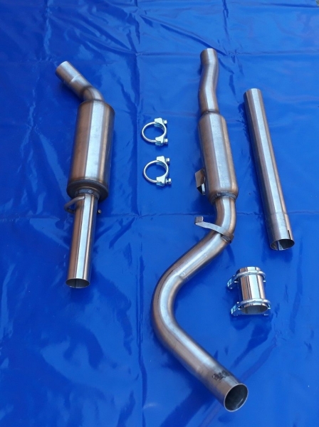 Mittelschalldämpfer u Endschalldämpfer Opel C Kadett